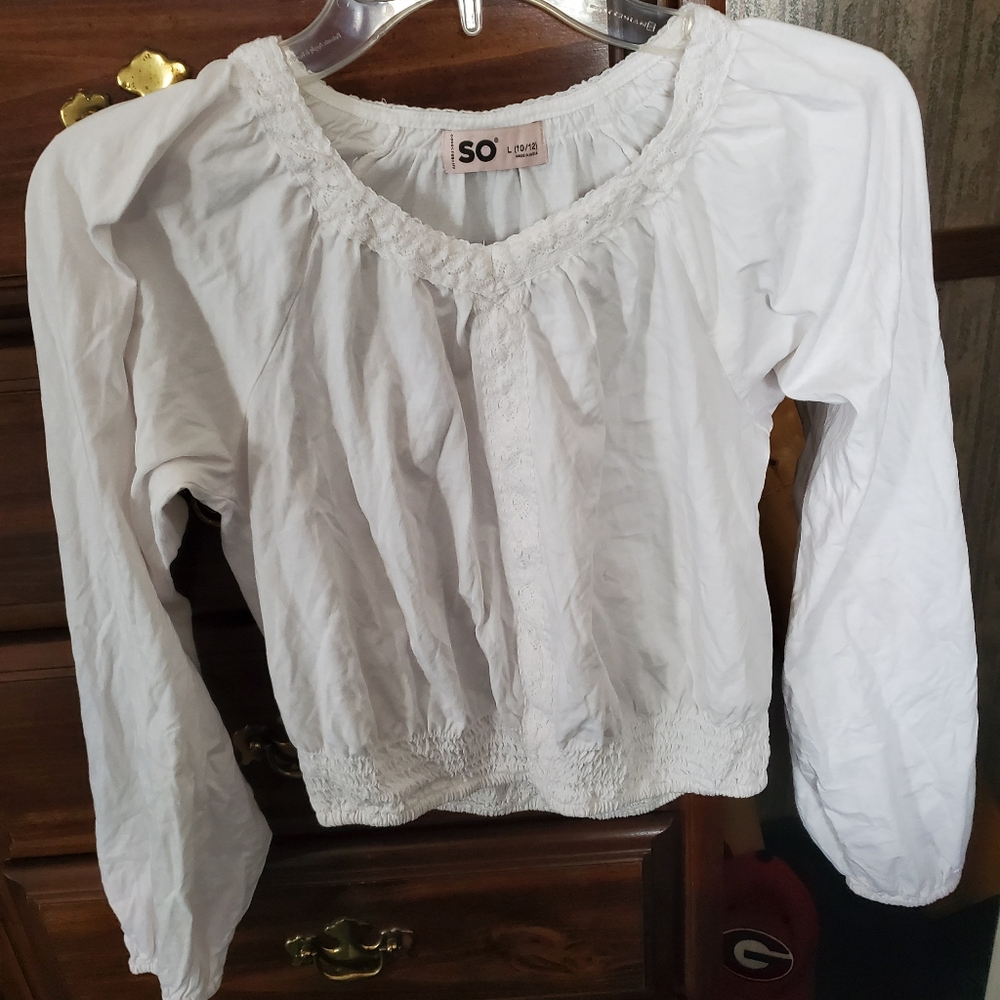 White Long Sleeve Blouse